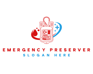 Medical Blood Donation logo design