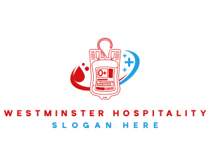 Medical Blood Donation logo design