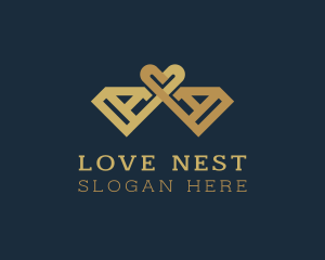 Love Diamond Jewelry logo design