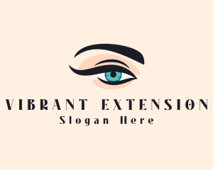 Beauty Eyelash & Eyebrow logo design