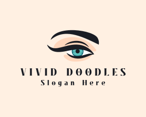 Beauty Eyelash & Eyebrow logo design