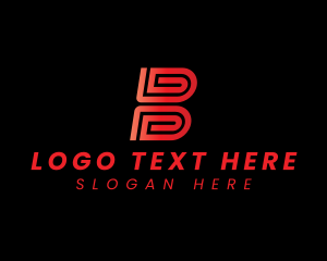 Software Tech Letter B Logo
