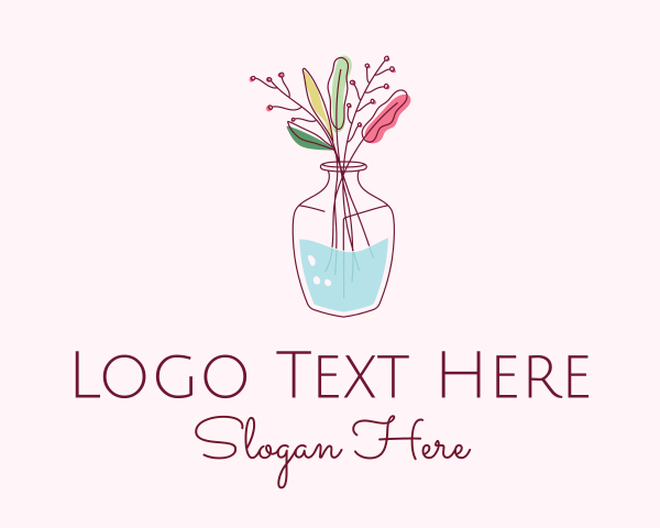 Flower Arrangement logo example 2
