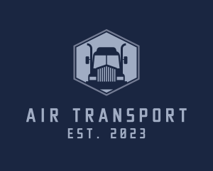 Haulage Transport Truck logo design