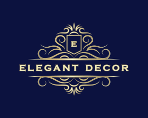 Deluxe Decorative Luxury logo design