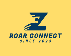 Blue Lion Letter Z logo