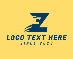 Roar - Blue Lion Letter Z logo design