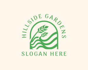 Nature Lawn Gardening logo design