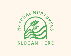 Nature Lawn Gardening logo design