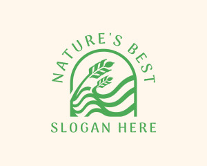 Nature Lawn Gardening logo design