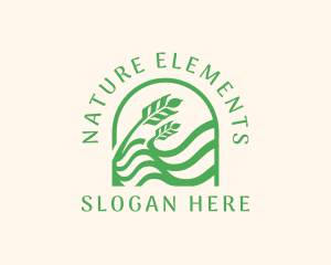 Nature Lawn Gardening logo design