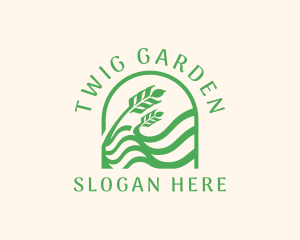 Nature Lawn Gardening logo design