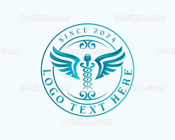 Healthcare Caduceus Pharmacy Logo