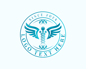 Healthcare Caduceus Pharmacy Logo