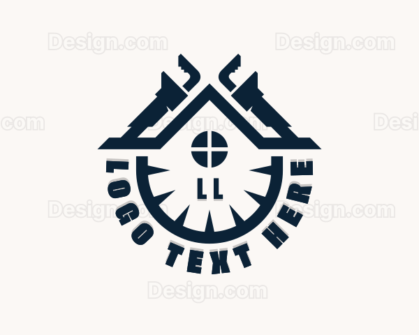 Handyman Wrench Repair Logo