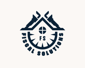 Handyman Wrench Repair logo design