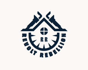 Handyman Wrench Repair logo design