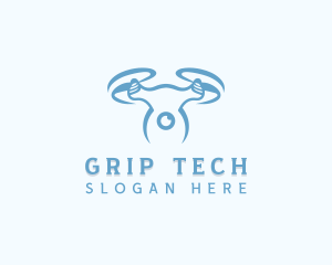 Drone Surveillance Tech logo design