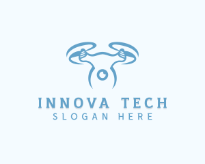 Drone Surveillance Tech logo design