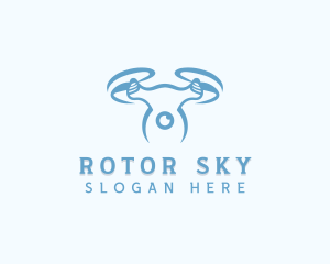 Drone Surveillance Tech logo design