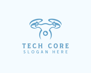 Drone Surveillance Tech logo design