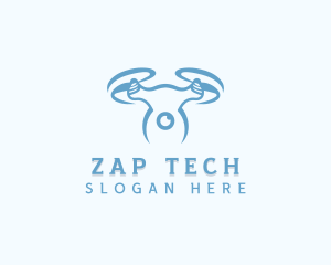 Drone Surveillance Tech logo design