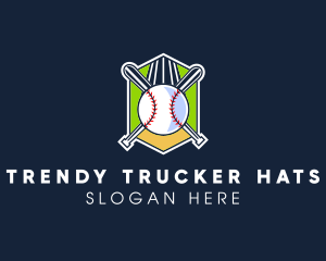 Baseball Varsity Team Crest logo design