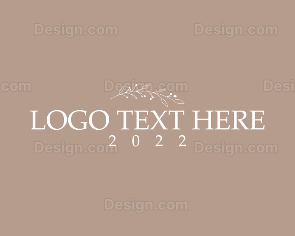 Aesthetic Boutique Wordmark Logo