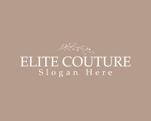 Aesthetic Boutique Wordmark  Logo