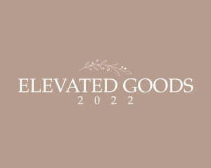 Aesthetic Boutique Wordmark  logo design