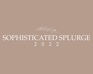 Aesthetic Boutique Wordmark  logo design