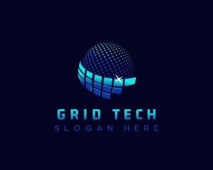 Digital Globe Swoosh logo design