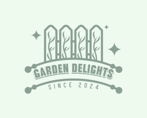 Backyard Fence Garden logo design