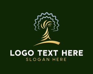 Elegant Forest Tree  logo