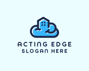 Blue Cloud Home logo design