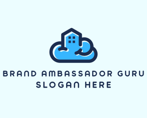 Blue Cloud Home logo design