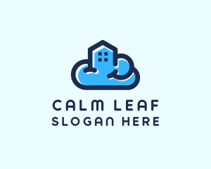 Blue Cloud Home logo design