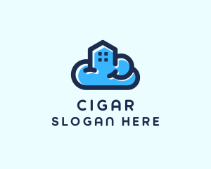 Blue Cloud Home logo design