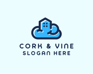 Blue Cloud Home logo design