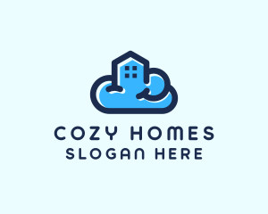 Blue Cloud Home logo design