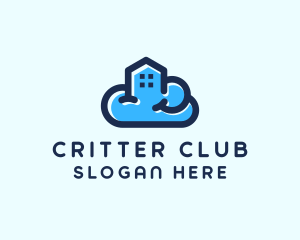 Blue Cloud Home logo design