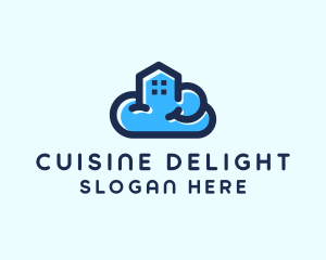 Blue Cloud Home logo design