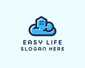 Blue Cloud Home logo design