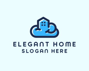 Blue Cloud Home logo design