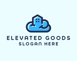 Blue Cloud Home logo design