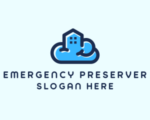 Blue Cloud Home logo design