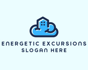 Blue Cloud Home logo design