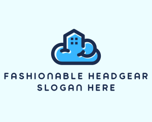 Blue Cloud Home logo design