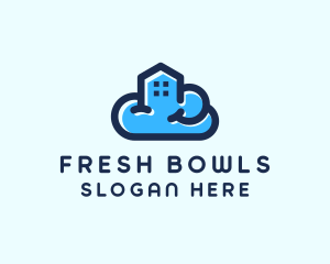 Blue Cloud Home logo design