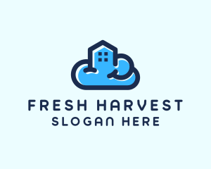 Blue Cloud Home logo design